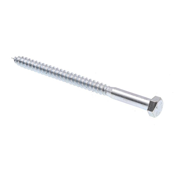 X 5-1/2 in. A307 Grade A Zinc Plated Steel 50-Pack Prime-Line 9056524 Hex Lag Screws 3/8 in 