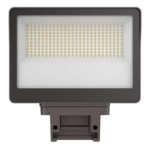 Selectable Color Temperature 250-Watt Equivalent 14500 Lumen 130-Degree Bronze Dusk to Dawn Integrated LED Flood Light