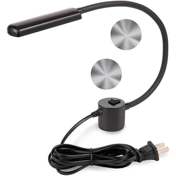 110 Volt Integrated LED Magnetic Sewing Machine Work Light with Flexible Gooseneck for Bandsaw, Scroll Saw, Workbench