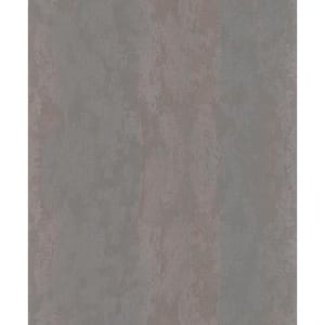 Plain Paster Effect Purple/Brown Pearlescent Finish Vinyl on Non-Woven Non-Pasted Wallpaper Roll
