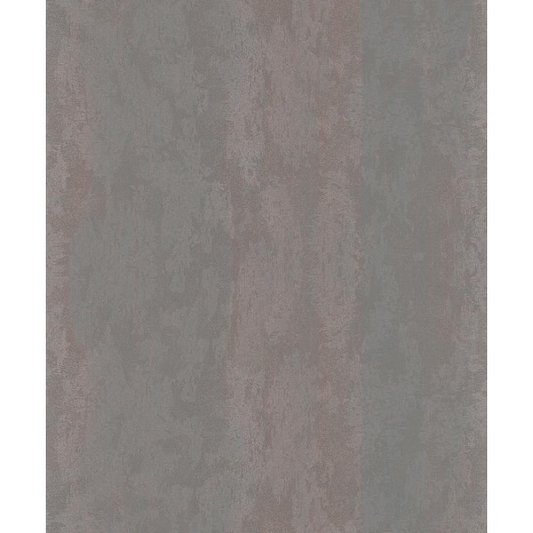 Unbranded Plain Paster Effect Purple/Brown Pearlescent Finish Vinyl on Non-Woven Non-Pasted Wallpaper Roll
