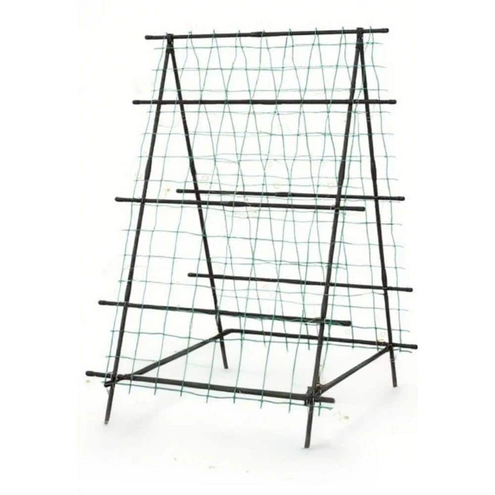 60 in. H Garden Cucumber Trellis A-Frame with Netting-Sturdy Climbing Plant Support for Outdoor Vegetables, Flowers. price history on PriceWatchPro
