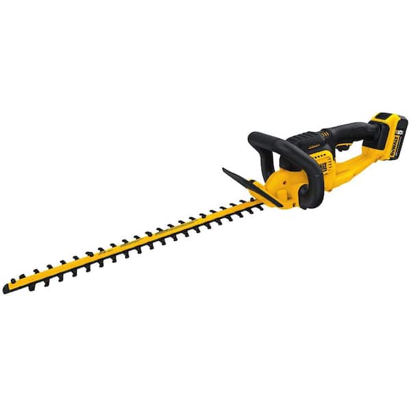 DEWALT 20V MAX 22 in. Cordless Battery Powered Hedge Trimmer Kit with (1) 5 Ah Battery & Charger