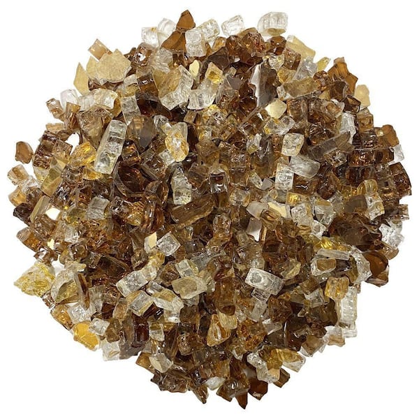 1/2 in. Zion Reflective Fire Glass 10 lbs. Bag