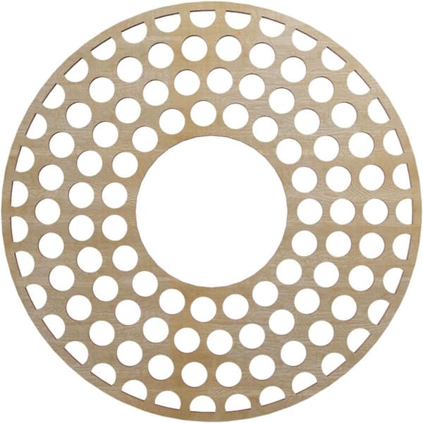 Ekena Millwork 0.25 in. x 5.75 in. x 16 in. Wood Medallion Moulding