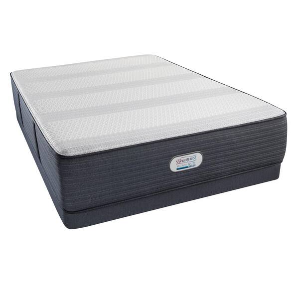 Beautyrest Platinum Hybrid Emerald Falls Ultra Plush King Low Profile Mattress Set