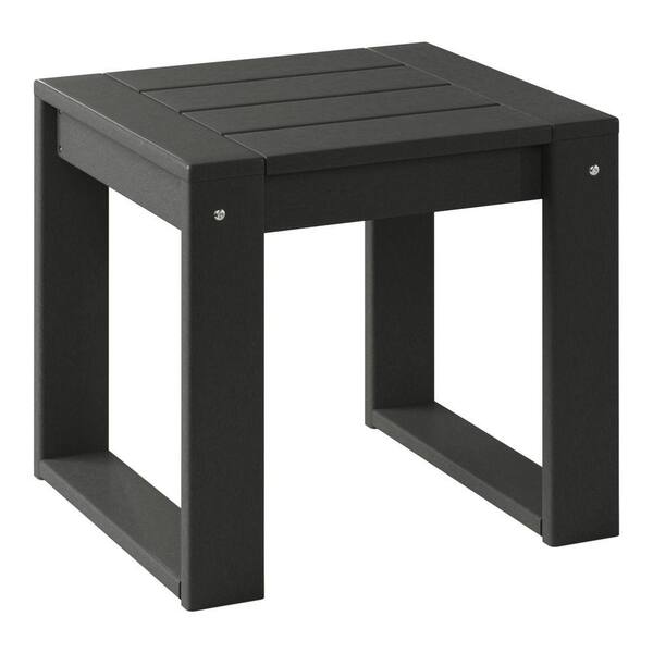 Endless Table Frame WESTIN OUTDOOR Endless Outdoor Patio All Weather HDPE Plastic End Table ...
