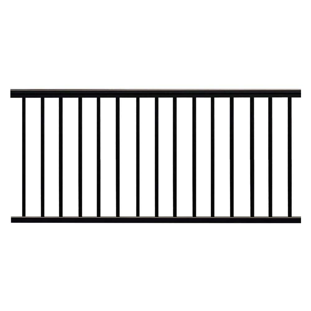 Arlington 42 in. H x 72 in. W Textured Black Aluminum Railing Kit price history on PriceWatchPro