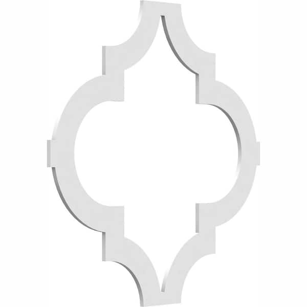 23 3/8 in.W x 23 3/8 in.H x 3/8 in.T Large Marrakesh Decorative Fretwork Wall Panels in Architectural Grade PVC