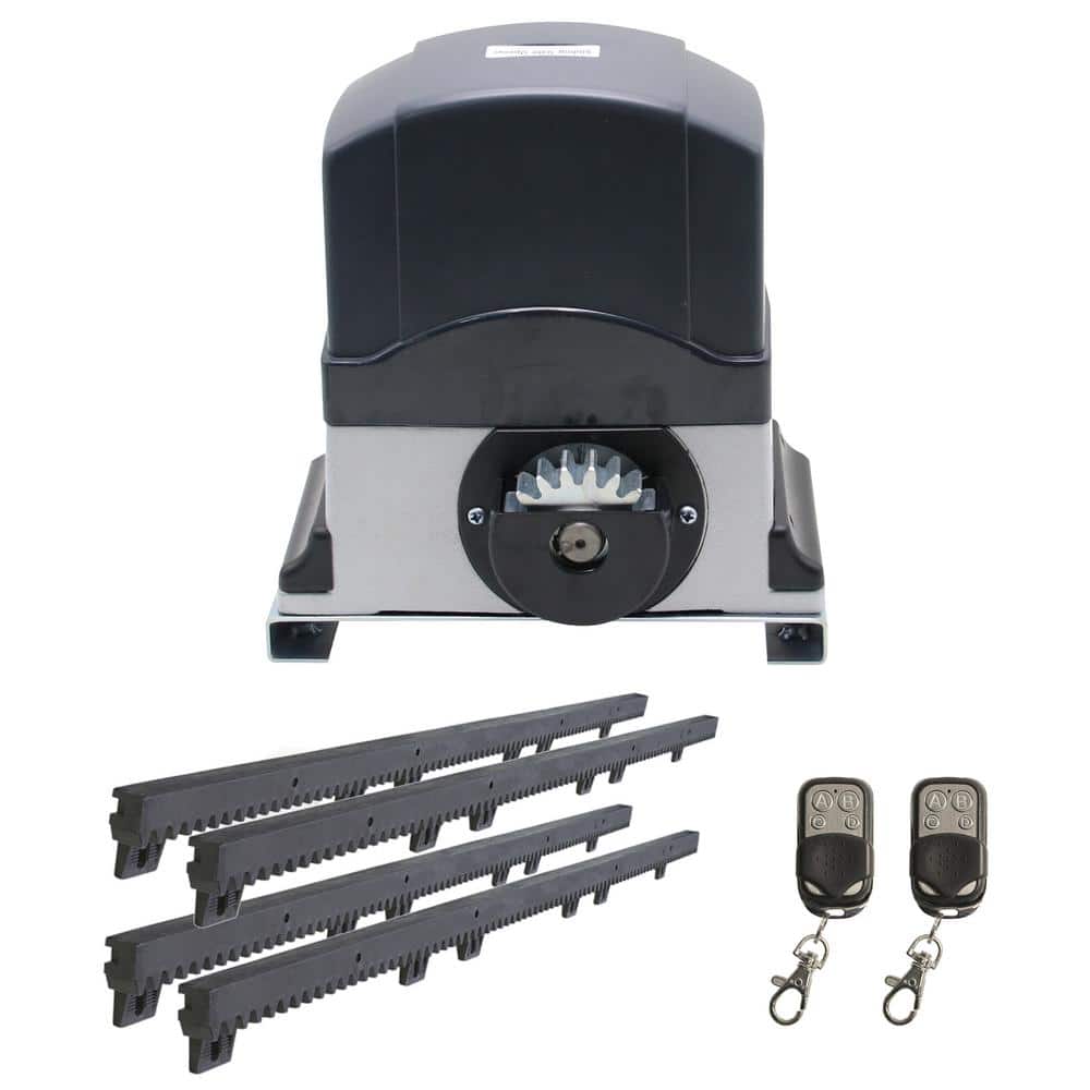 Slide Single Automatic Gate Opener Kit 60 ft. Length - 2700 lbs.