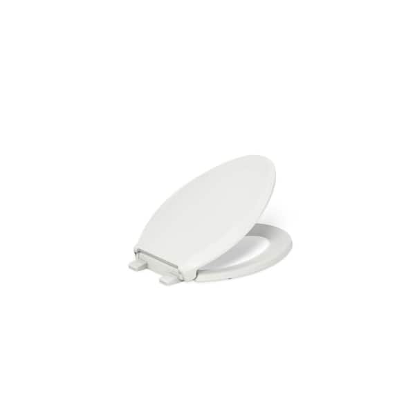 KOHLER Cachet Elongated Closed Front Toilet Seat in Dune