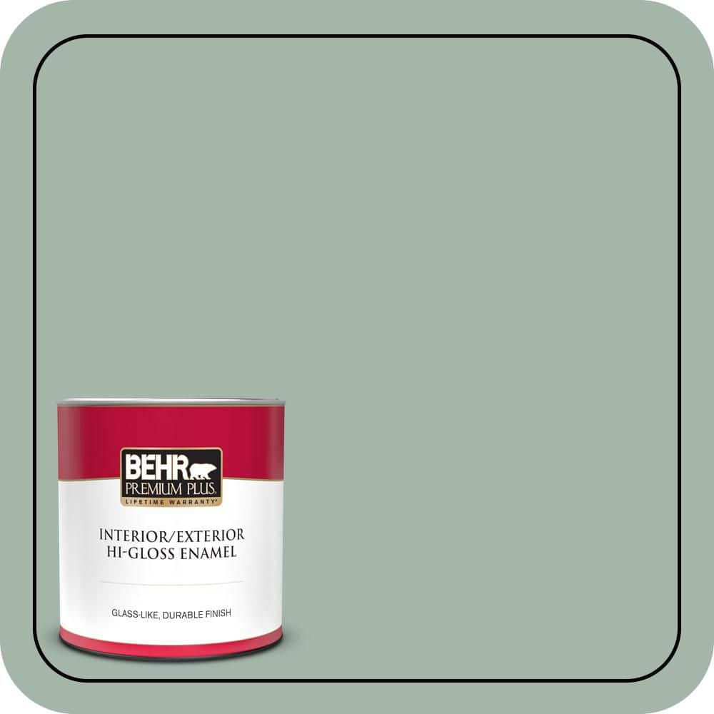 1 qt. #460E-3 Smokey Slate Hi-Gloss Enamel Interior/Exterior Paint & Primer price history on PriceWatchPro