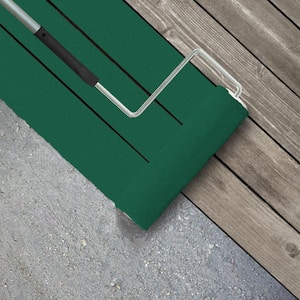 1 gal. #P430-7 Sparkling Emerald Textured Low-Lustre Enamel Interior/Exterior Porch and Patio Anti-Slip Floor Paint