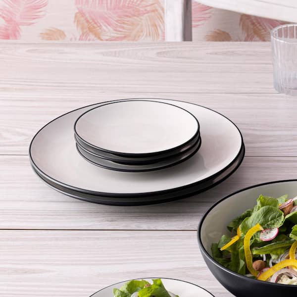 Noritake Colorwave Graphite 6.25 in. (Black) Stoneware Mini Plates