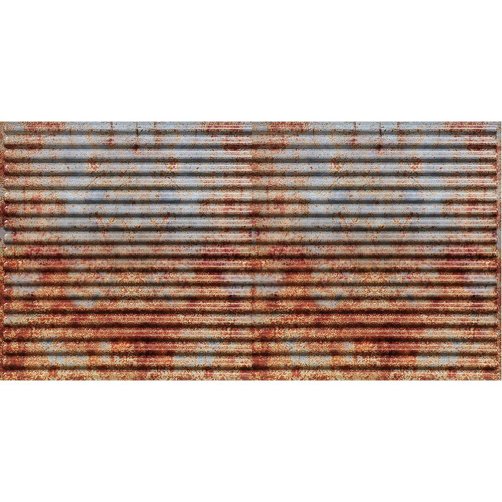 Ridged Metal Old Tin Roof 2 ft. x 4 ft. PVC Lay in Faux Tin Ceiling Tile (200 sq. ft./ case) price history on PriceWatchPro
