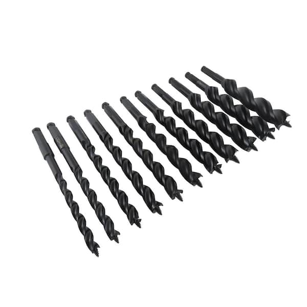 11-Piece Set with Sizes 3/8 in. to 1 in. by 1/8ths x 7-1/2 in. Long Ultra Smooth Tri Cut