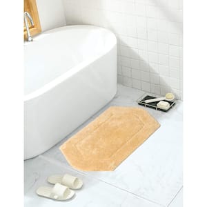 Waterford Collection 100% Cotton Tufted Bath Rug, 17 in. x24 in. Rectangle, Yellow
