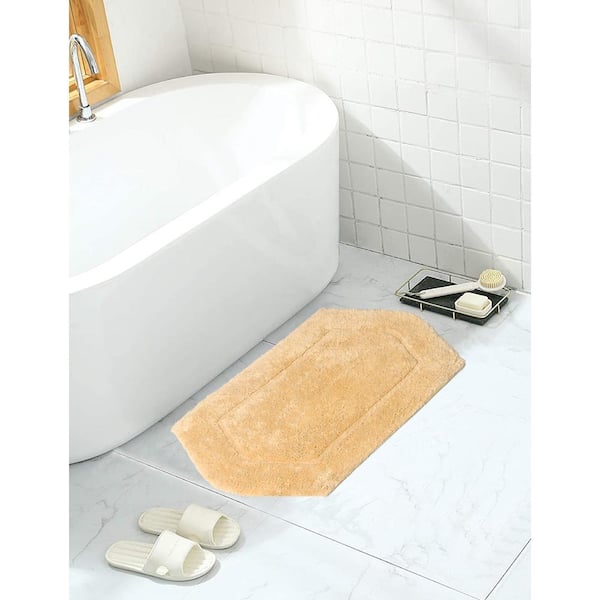 Home Weavers Inc Set of 4 Waterford Collection Yellow Cotton Tufted Bath Rug Set - Home Weavers