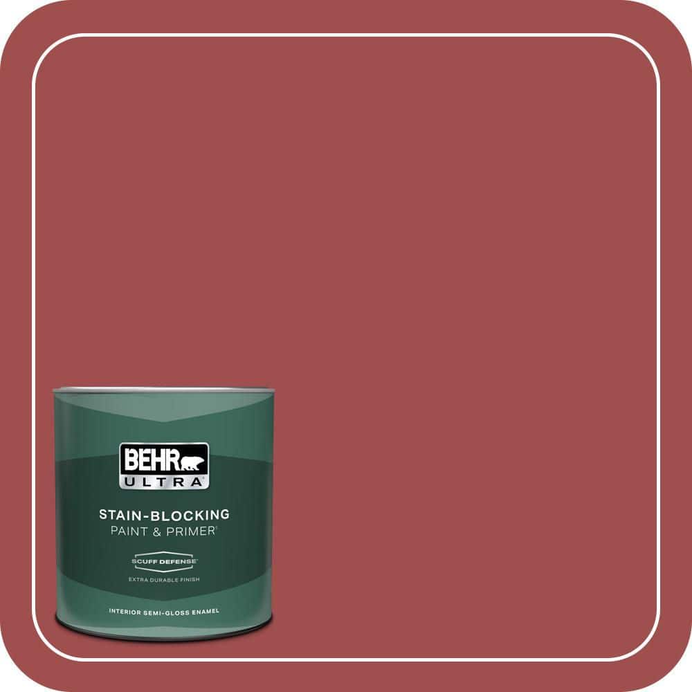 1 qt. #M150-7 Sweet Cherry Extra Durable Semi-Gloss Enamel Interior Paint & Primer price history on PriceWatchPro