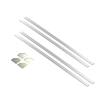 MirrEdge 60 in. x 60 in. x 2 in. Acrylic Mirror Installation Kit (4 ...