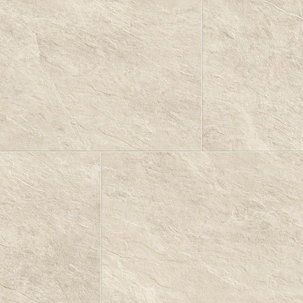 Corso Italia Slate Ivory 24 in. x 48 in. Stone Look Porcelain Floor and Wall Tile (15.50 sq. ft./Case)