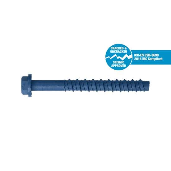 Tapcon 3/8 in. x 4 in. Steel Hex-Washer-Head Indoor/Outdoor Large ...