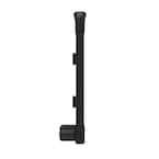 4 in. x 21.375 in. Nylon/Stainless Steel Black Locking Pool Safety Latch