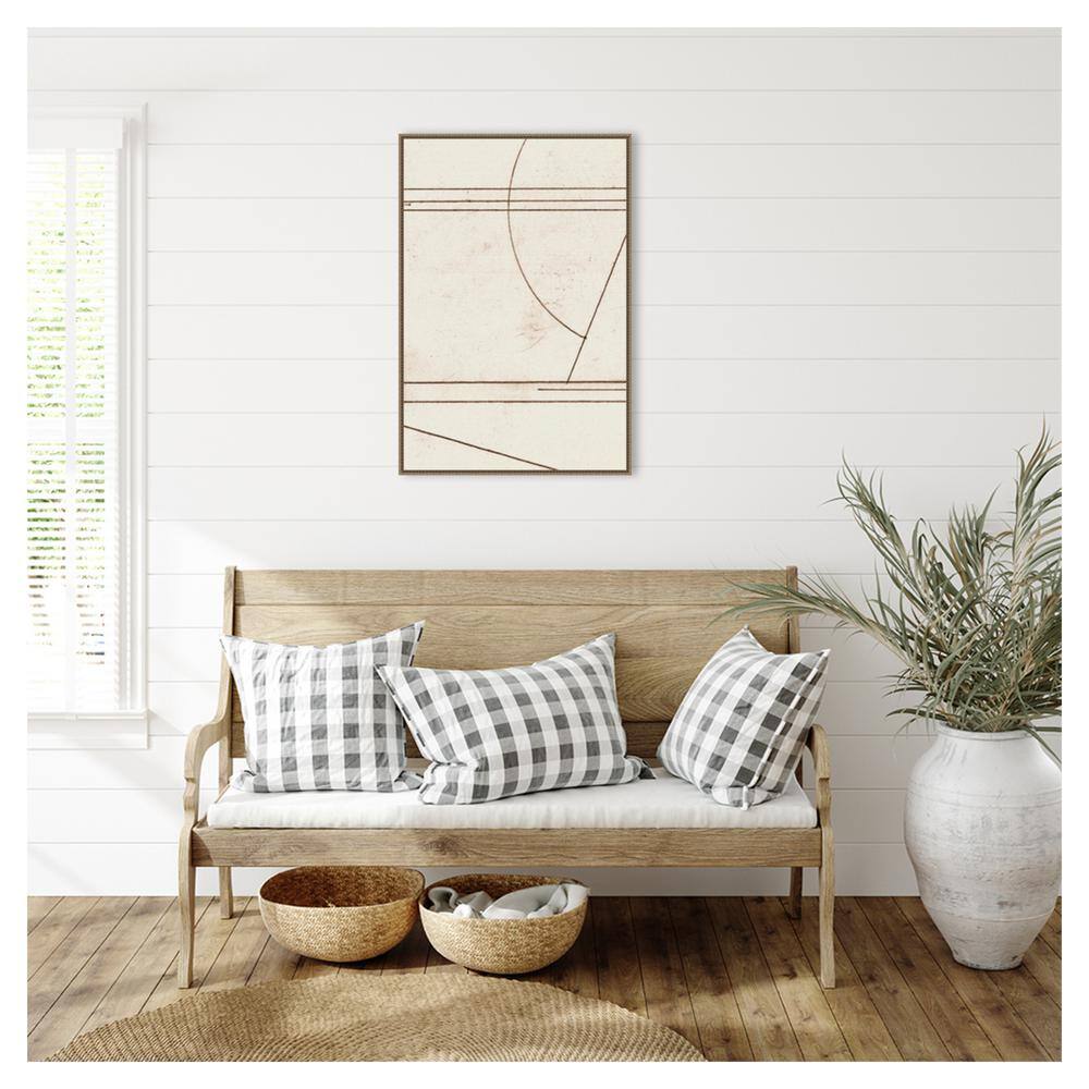 Minmod No1 Abstract Canvas Print with Bronze Frame, 23" x 33"