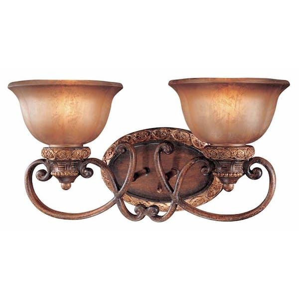 Minka Lavery Illuminati 2-Light Illuminati Bronze Bath Light 6352-177 ...