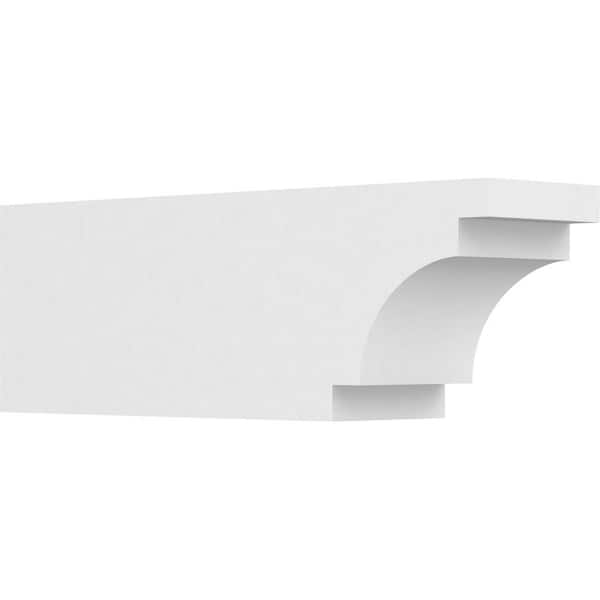 Ekena Millwork 6 in. x 8 in. x 24 in. Mediterranean PVC Rafter Tail Brace