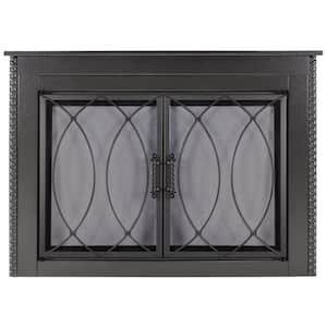 Amhearst Large Glass Fireplace Doors