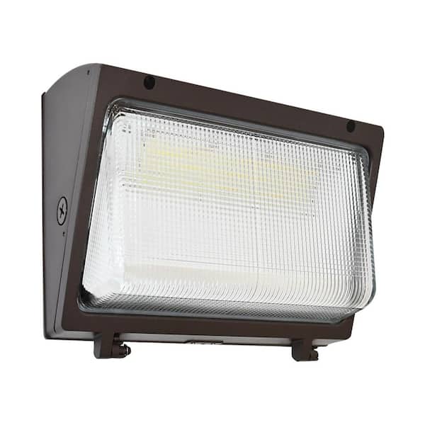 400/500/600 - Watt Equivalent Selectable Integrated LED Wall Pack Light with Photocell Sensor and CCT