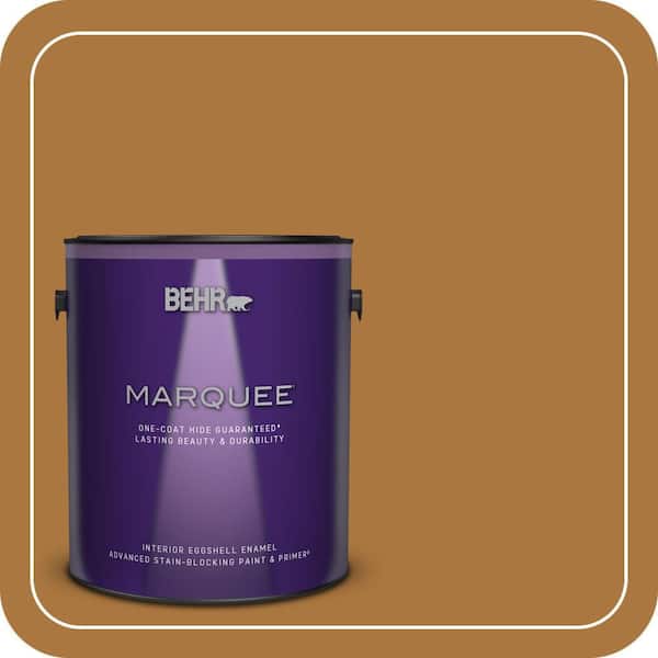 BEHR MARQUEE 1 gal. #M250-7 Blonde Wood Eggshell Enamel Interior Paint & Primer