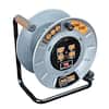Masterplug 100Ft 4 Sockets 15A 12Awg Large Open Metal Reel in the Extension  Cord Accessories department at