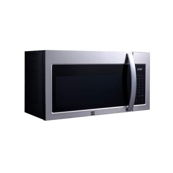 1.7 cu. ft. 1000-Watt Over-the-Range Microwave with 2-Speed Vent Fan and LED Lighting, Stainless Steel