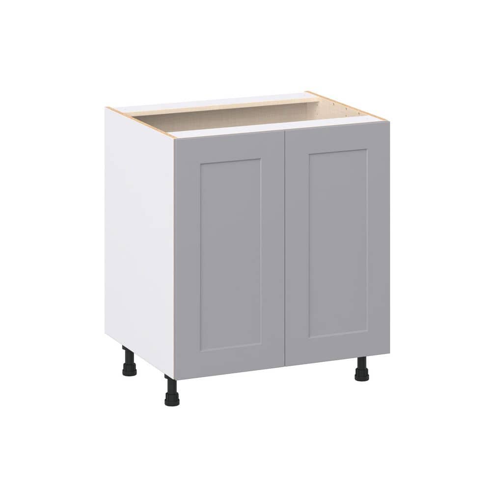 Roseland 30 in. W x 24 in. D x 34.5 in. H Assembled Shaker Base Kitchen Cabinet in Slate Gray with 3 Inner Drawers price history on PriceWatchPro