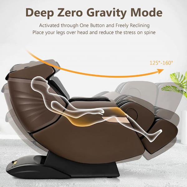 Costway 3D SL-Track Electric Full Body Zero Gravity Shiatsu 