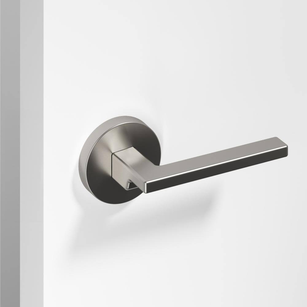 Dune Metal Brushed Nickel Dummy Door Handle with Round Rosette price history on PriceWatchPro