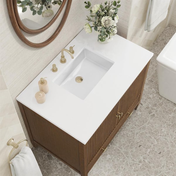 James Martin Vanities Myrrin 36.0 in. W x 23.5 in. D x 34.06 in. H