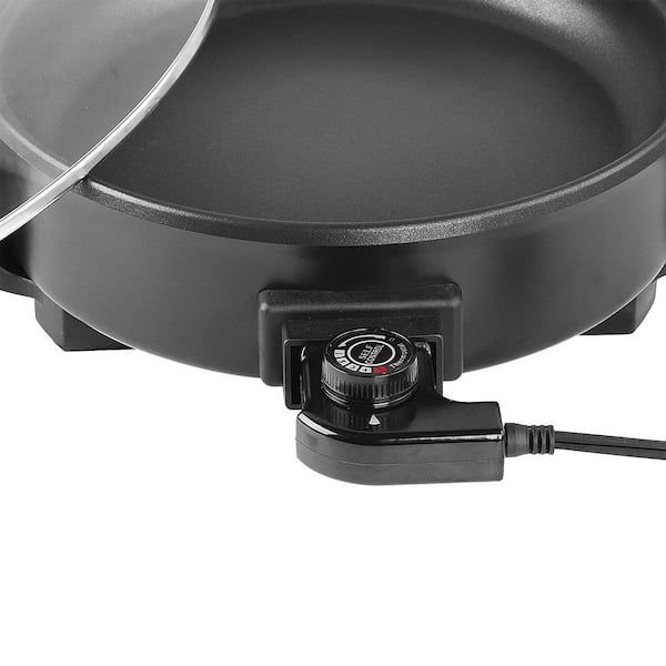 Brentwood Appliances 16 sq. in. Black Nonstick Electric Skillet