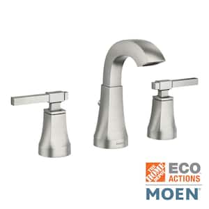 Delta Portwood Two Handle Widespread Bathroom Faucet Recertified Stainless Steel 35770LF-SP