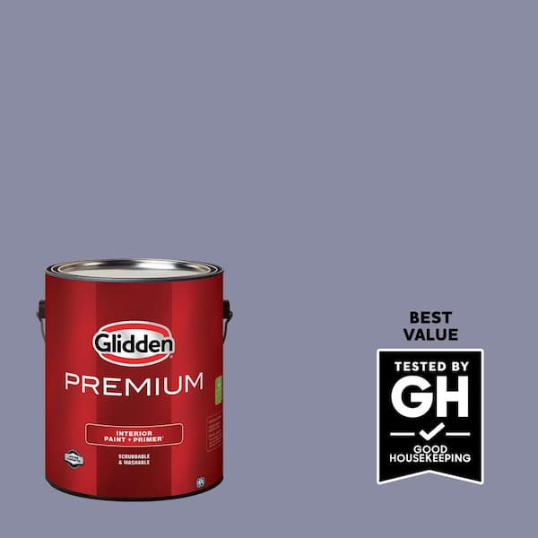 Glidden Premium 1 gal. Violet Verbena PPG1169-5 Satin Interior Latex Paint