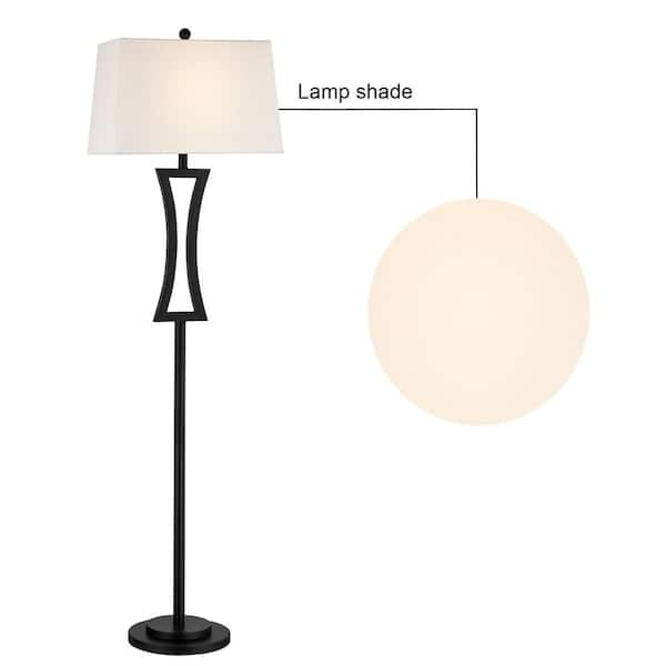 floor lamp with bell shade