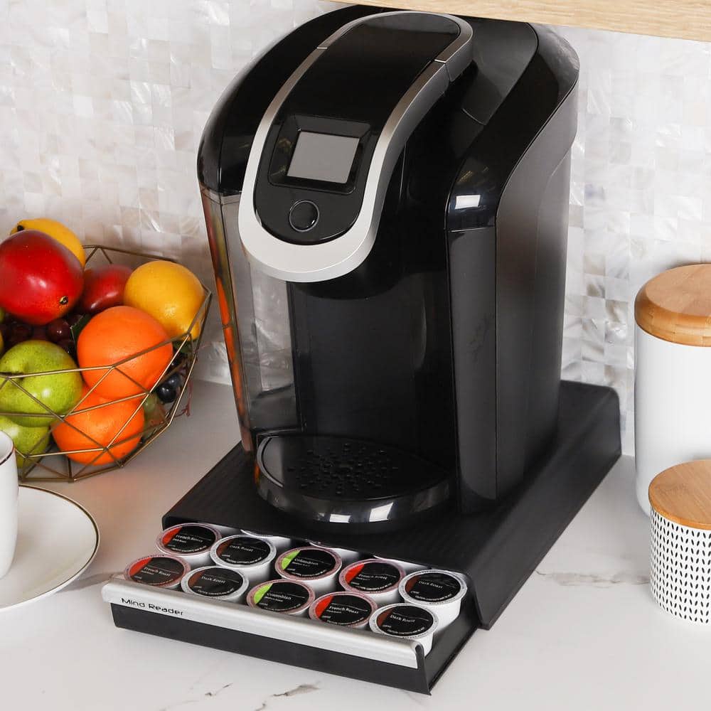 Black High Impact Polystyrene Coffee Pod Drawer for 35 Capsules