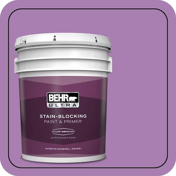 BEHR ULTRA 5 gal. #P100-5 I Heart Potion Extra Durable Eggshell Enamel Interior Paint & Primer