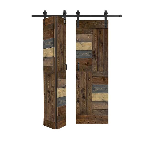 ISLIFE S Style 48 in. x 80 in. (12 in. x 80 in. x 4 Panel) Multi
