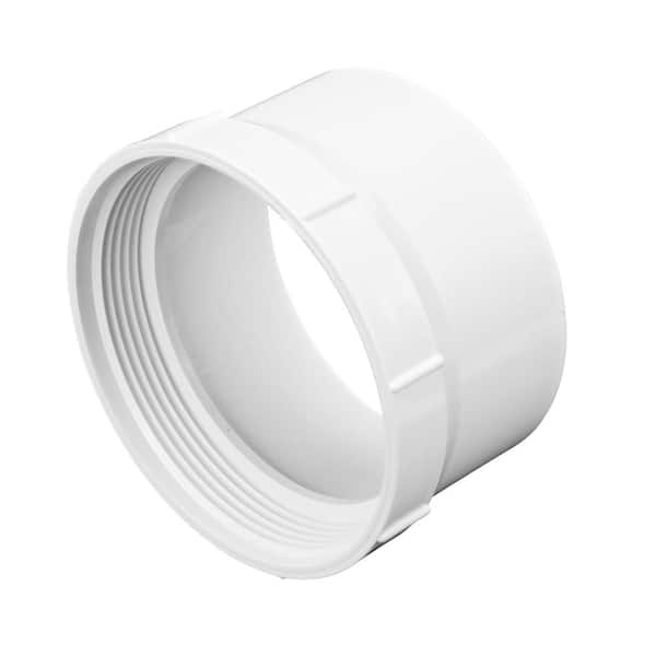 NDS PVC S&D Female Cleanout Adapter, 4 in. Hub X FPT