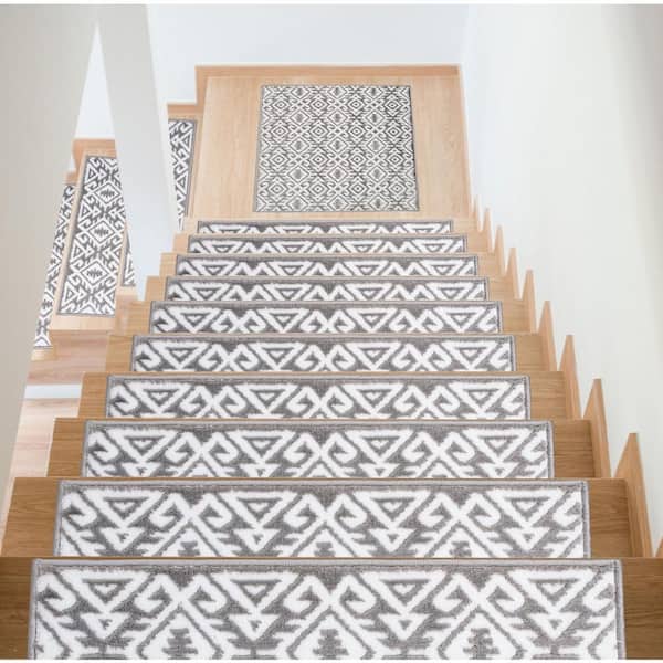 Custom Size Cini Turkish Traditional Design White Color Rubber Backed  Non-Slip Hallway Stair Runner Rug Carpet 31 Inch - Yahoo Shopping