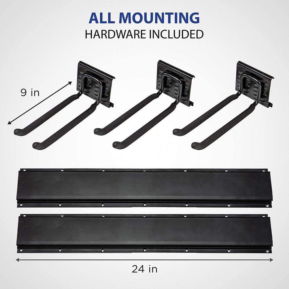 Heavy Duty Wall-Mounted Folding Chair Storage Rack