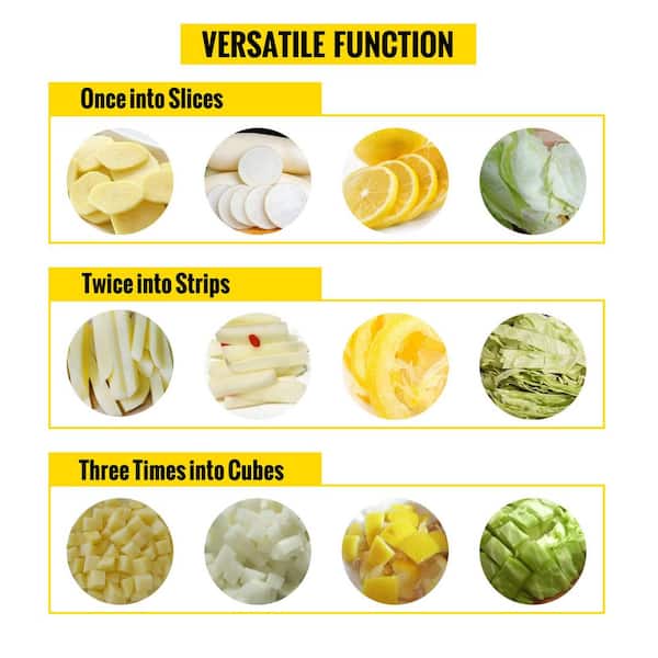 Vegetable Chopper, Multifunctional Fruit Slicer, Handle Food